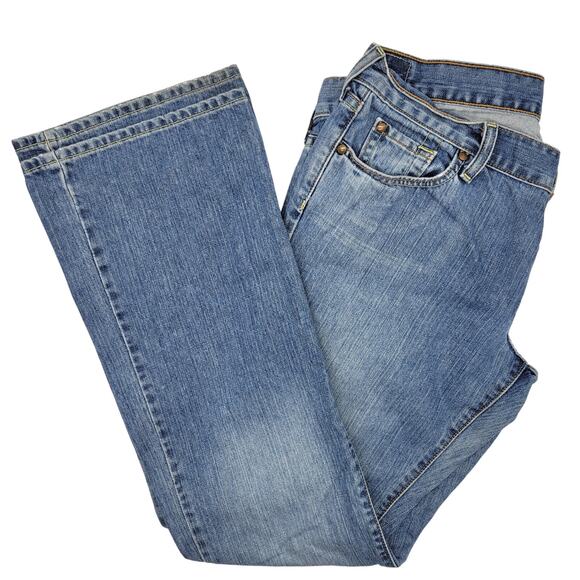 Old Navy Denim - Old Navy Jeans Women's 10 Blue Low Rise Bootcut 100% Cotton Denim Vintage 90s